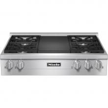 Miele 10833830 - KMR 1135-1 G - 36'' Rangetop M-Pro Grill Nat Gas CTS