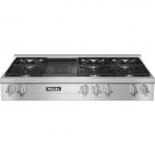 Miele 10833880 - KMR 1355-1 G - 48'' Rangetop M-Pro Grill NG (Clean Touch Steel)