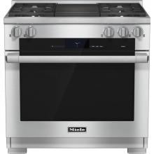 Miele 10902400 - HR 1935-2 G - 36'' Dual Fuel Range M-Touch M-Pro Grill (Clean Touch Steel)