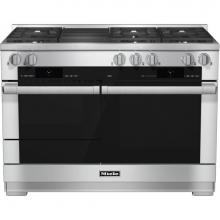 Miele 10902450 - HR 1955-2 G - 48'' Dual Fuel Range M-Touch M-Pro Grill (Clean Touch Steel)