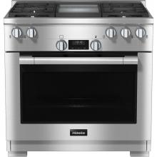 Miele 11791500 - HR 1136-3 G AG GD - 36'' Gas Range DirectSelect 4 Burner/Griddle