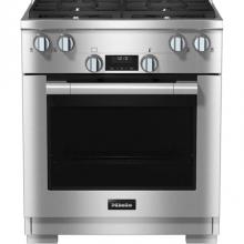Miele 11791540 - HR 1724-3 LP DF - 30'' Duel Fuel Range DirectSelect LP 4 Burner