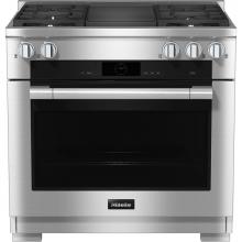 Miele 11791600 - HR 1935-3 G DF GR - 36'' Duel Fuel Range 4 Burner/Grill MTouch