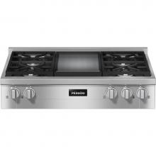 Miele 11852460 - KMR 1136-3 G GD - 36'' Rangetop 4 Burner/Griddle Nat Gas DirectSelect