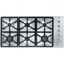 Miele 6792840 - KM 3484 G - 42'' Cooktop Hexa Grates Nat Gas (Stainless Steel)