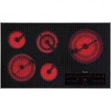 Miele 7821760 - KM 5860 240V - 36'' Electric Cooktop 240 V Touch control