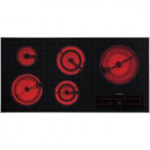 Miele 7821780 - KM 5880 240V - 42'' Electric Cooktop 240 V Touch control (Stainless Steel)
