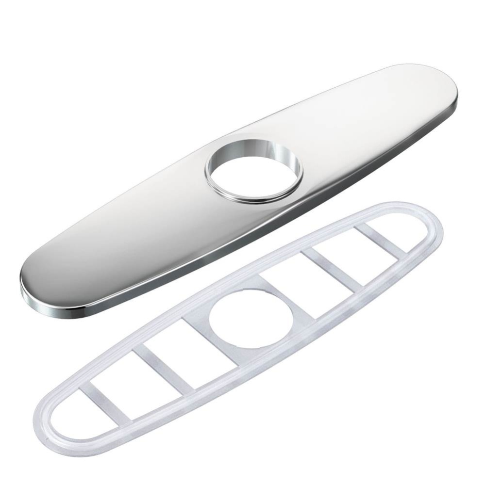 Align 10.27 in. x 2.45 in. Escutcheon Plate in Chrome