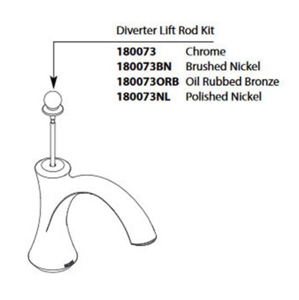 180073ORB Plumbing Faucet Parts