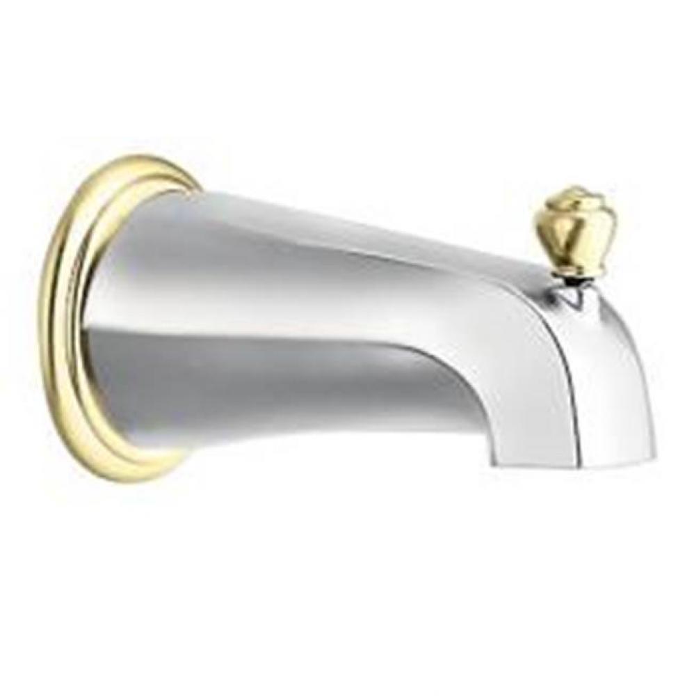 Chrome/polished brass diverter