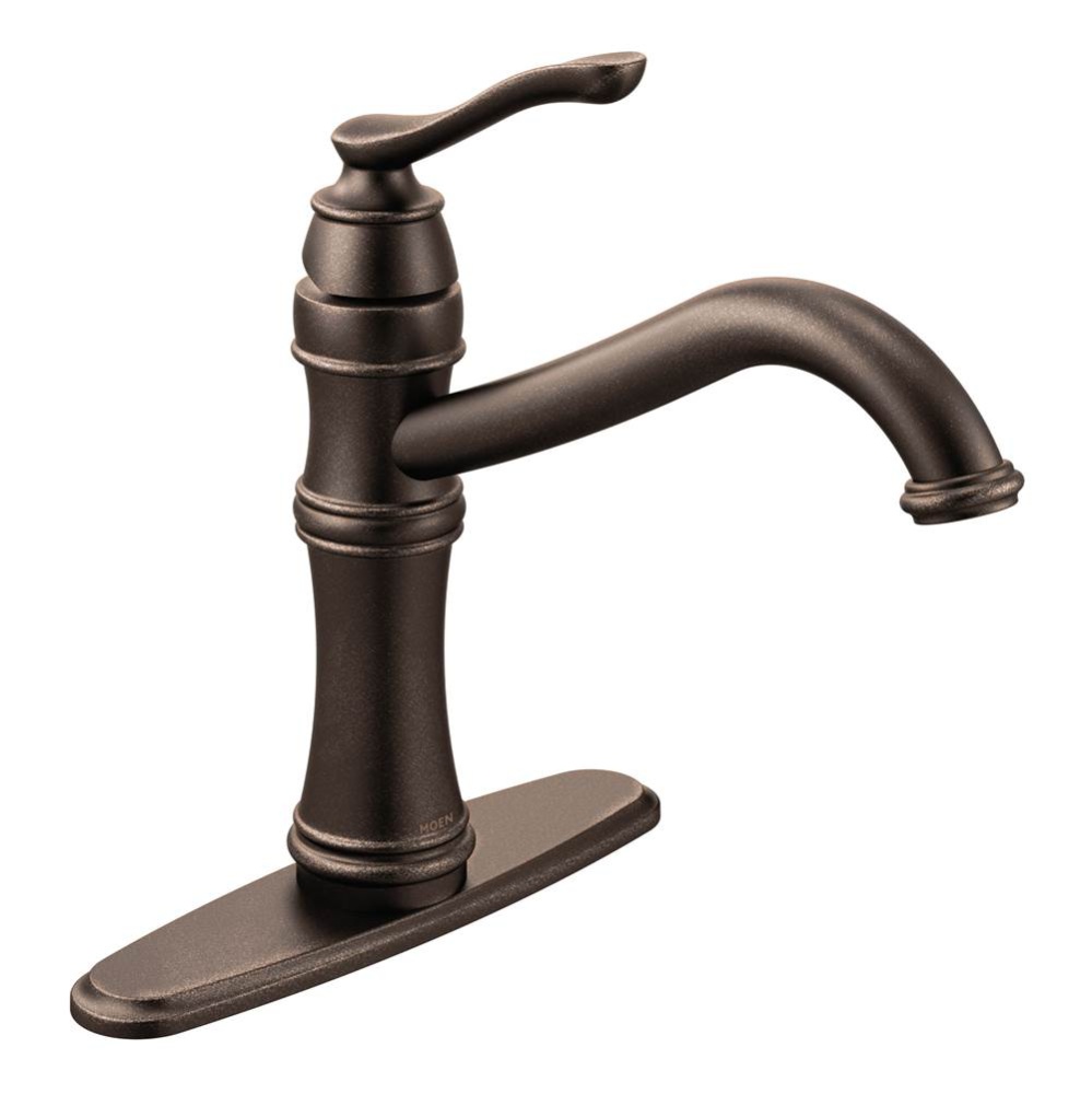 Belfield Oil Rubbed Bronze One-Handle High Arc Kitchen Faucet