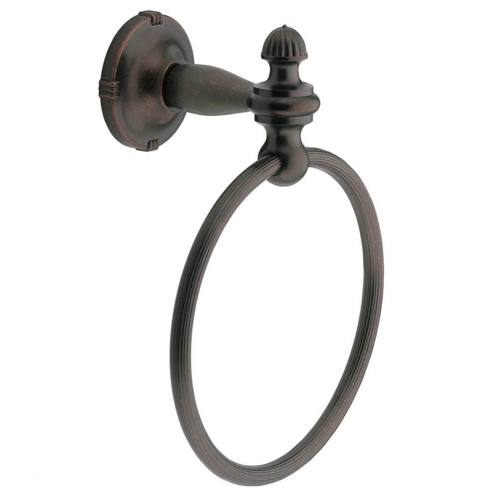 Oil rubbed bronze towel