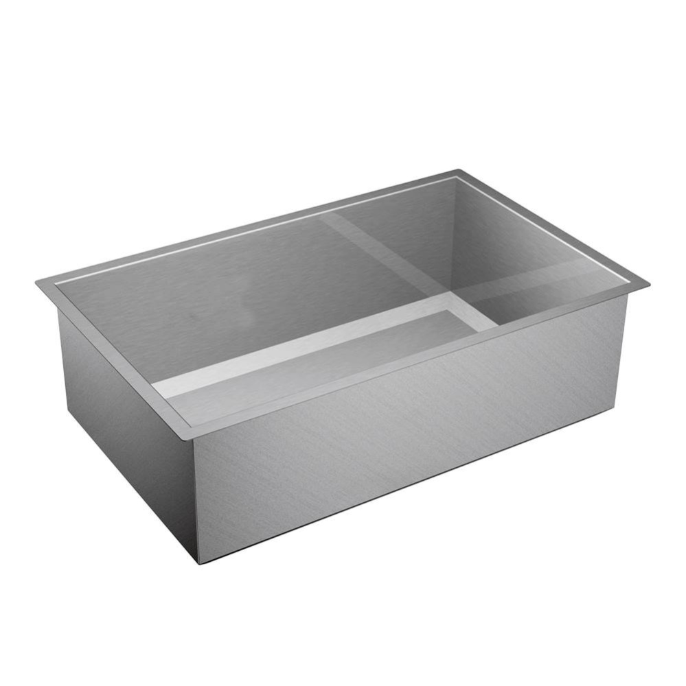 1600 Series Undermount Stainless Steel 32 in. Single Bowl Kitchen Sink