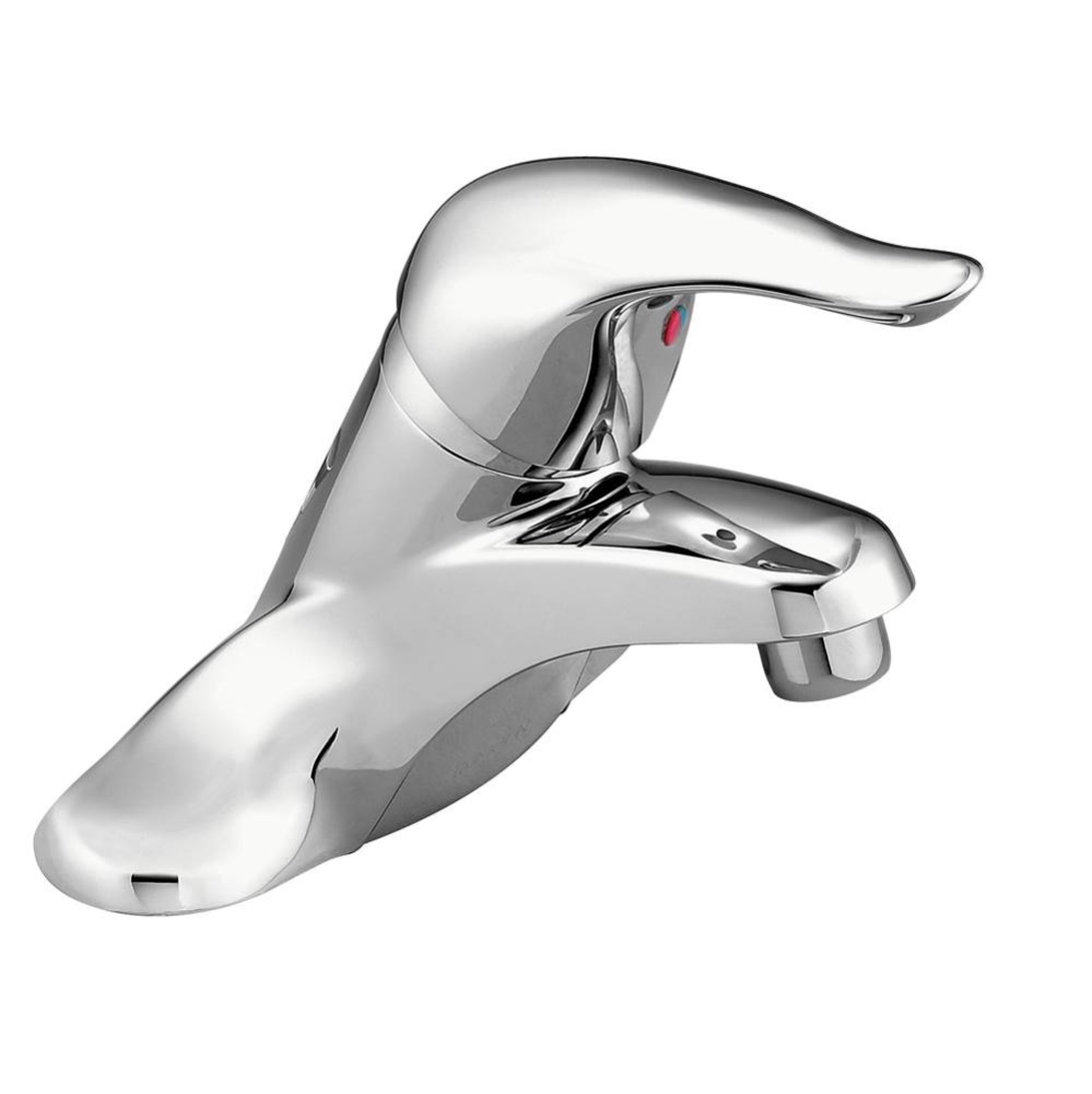 Chateau 4 in. Centerset Single Handle Low-Arc Bathroom Faucet in Chrome without Drain Assembly