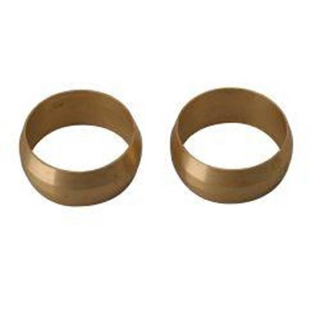 Sleeves,5/8Comp,Brass (2)