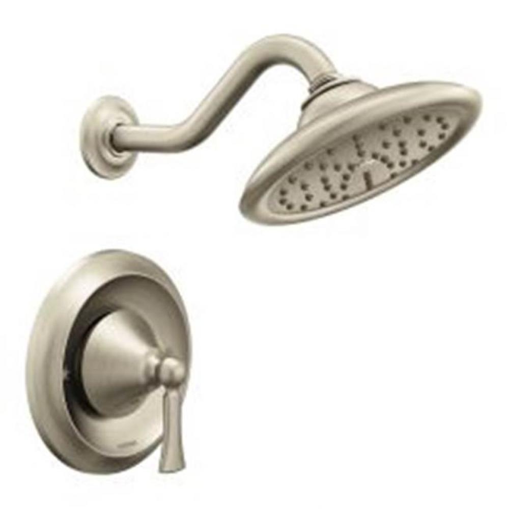 Brushed nickel Moentrol(R) shower