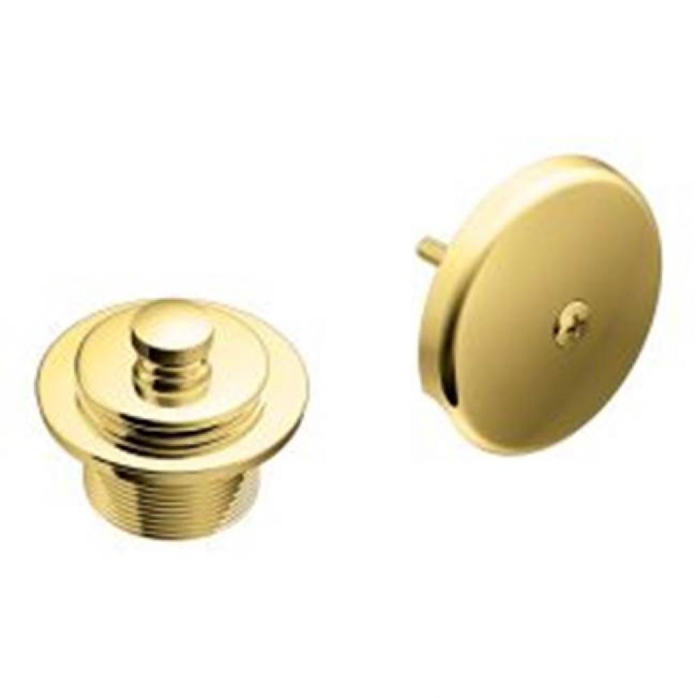 Polished brass tub/shower drain