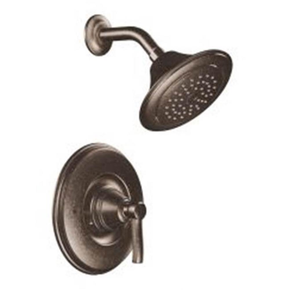 Oil rubbed bronze Posi-Temp(R) shower