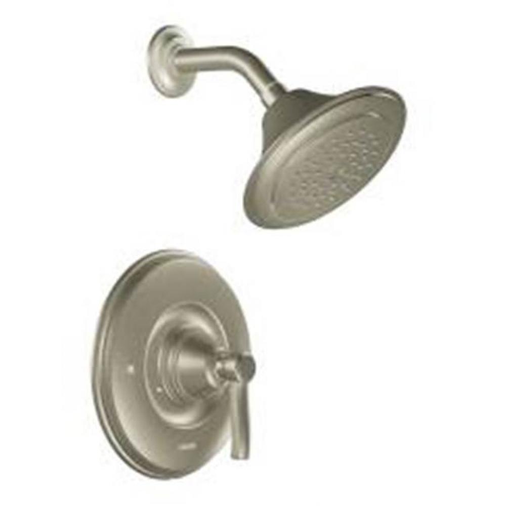 Brushed nickel Moentrol(R) shower