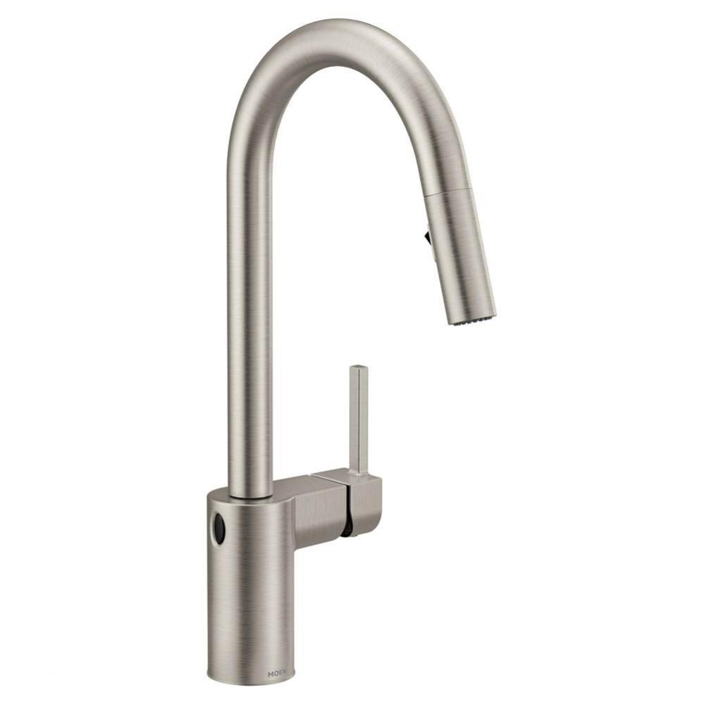 Align Spot Resist Stainless One-Handle High Arc Pulldown Kitchen Faucet