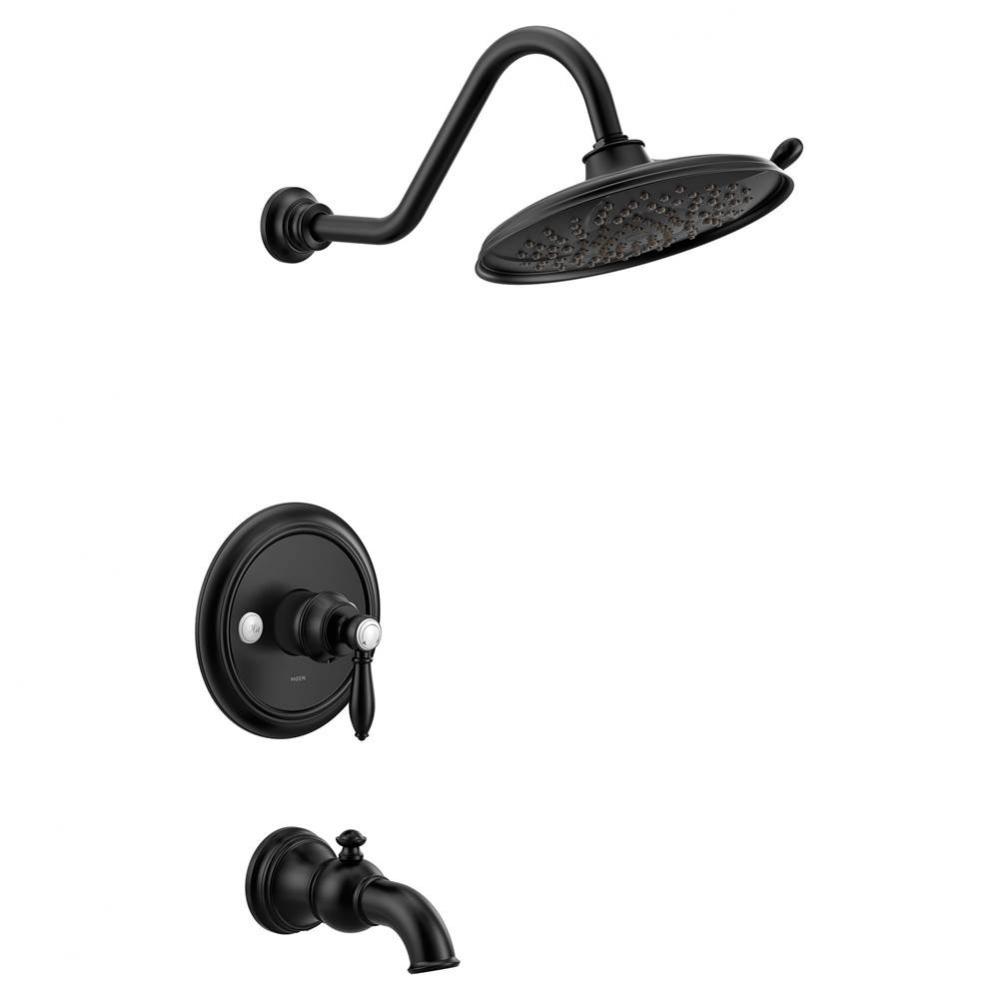 Weymouth Matte Black M-Core 3-Series Tub/Shower