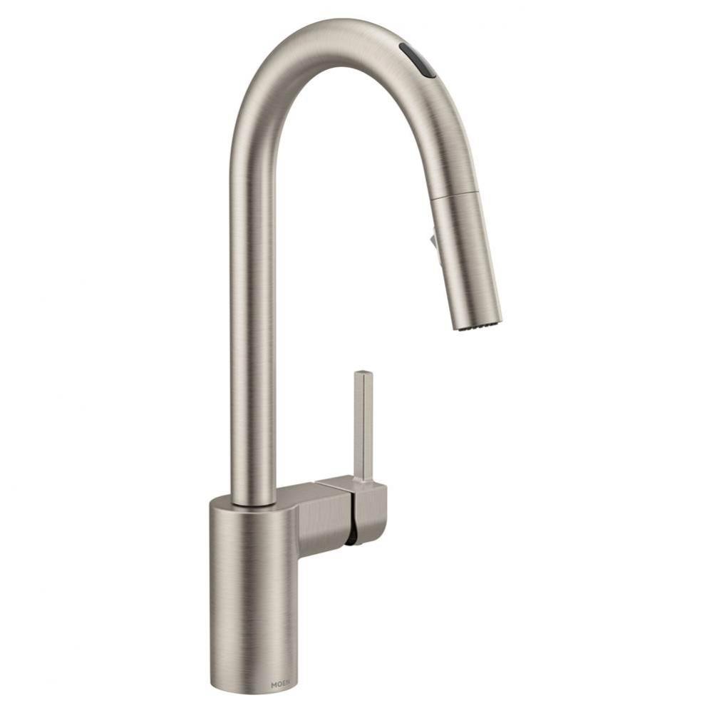 Align Spot Resist Stainless One-Handle High Arc Pulldown Kitchen Faucet