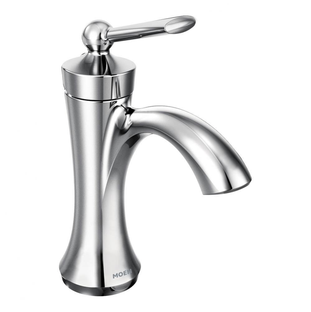 Wynford Chrome One-Handle High Arc Bathroom Faucet