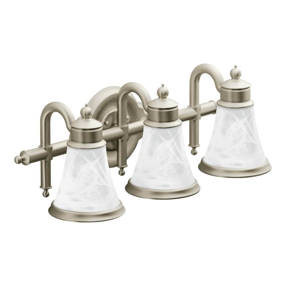 Waterhill 3 Globe Light Bn