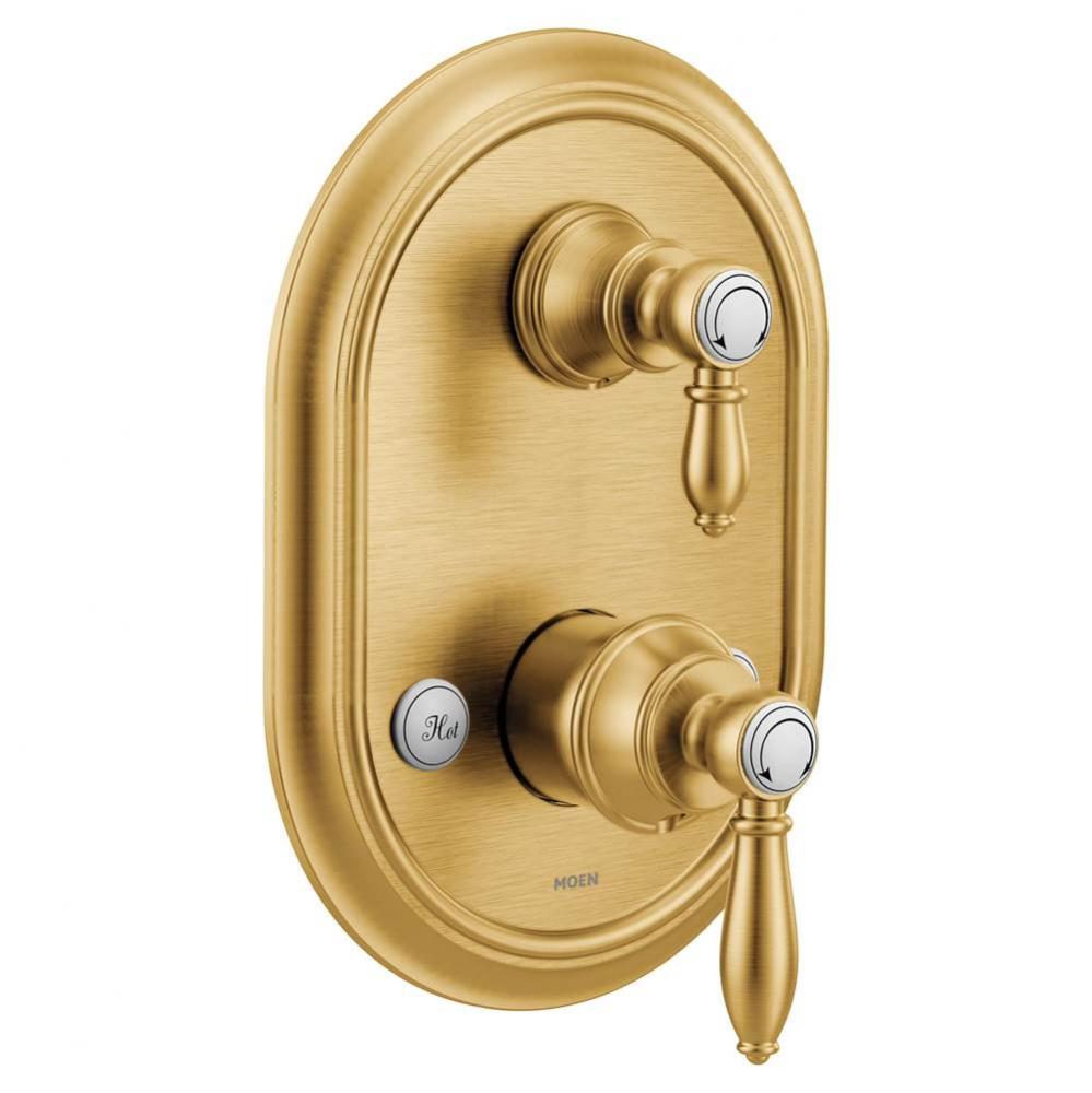 Weymouth Brushed Gold M-Core 3-Series With Integrated Transfer Valve Trim