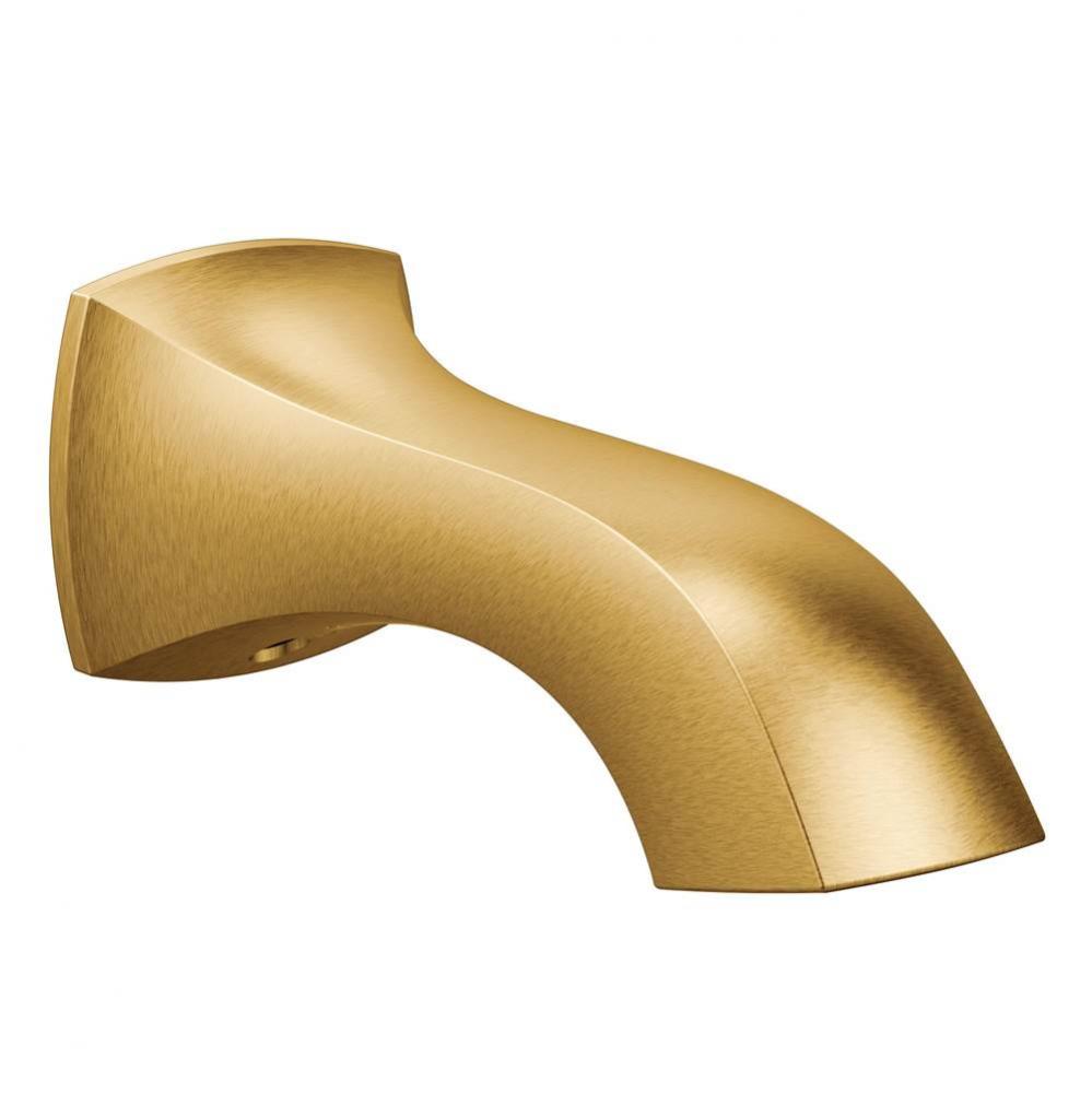 Voss Brushed Gold Nondiverter Spouts