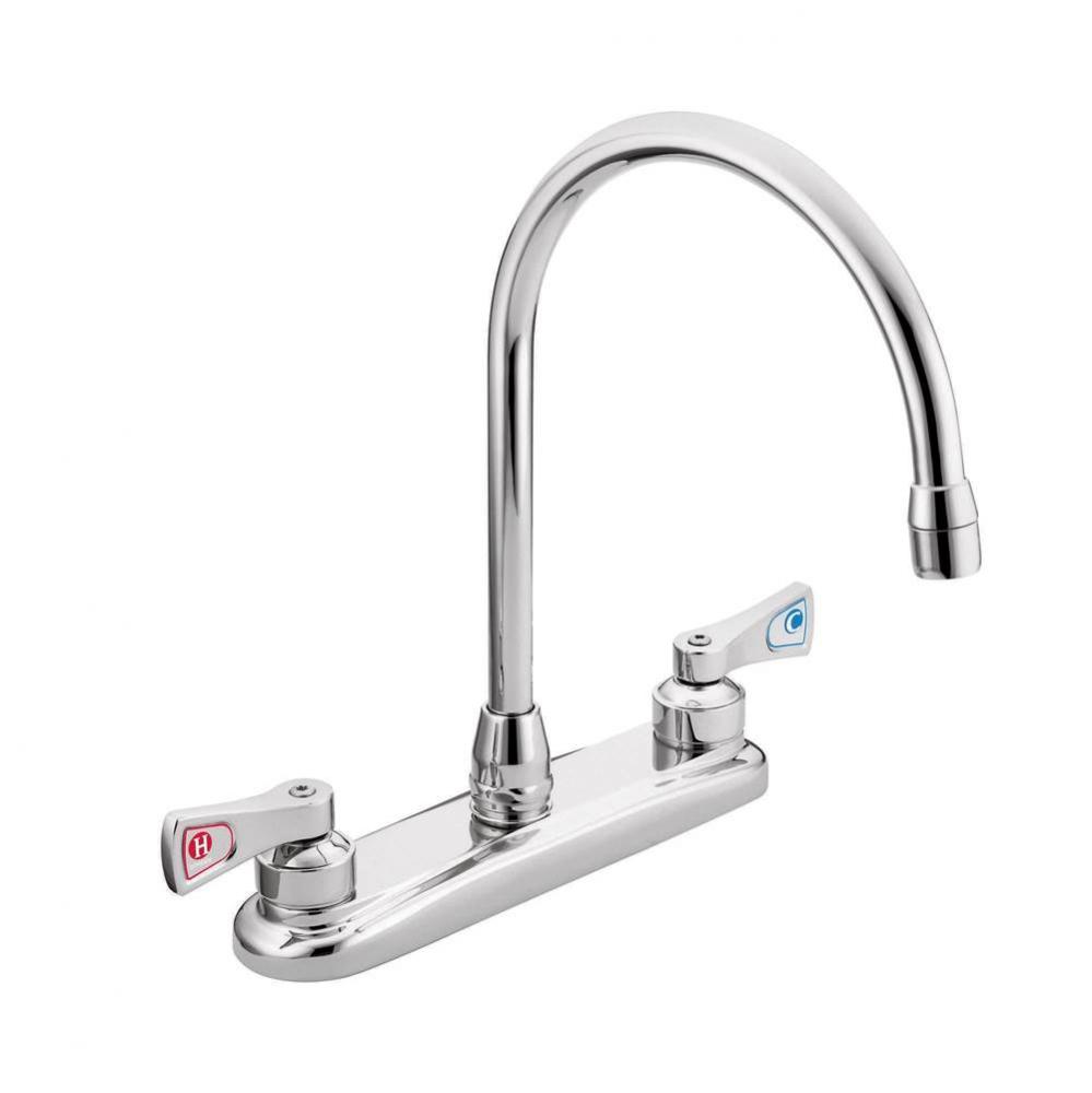 M-Dura Chrome Two-Handle Kitchen Faucet