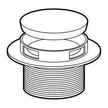 Moen Canada 101652 - TW DRAIN TOUCH DRAIN 1.50 CHR