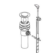 Moen Canada 104775 - Commercial Pop-Up Waste Kit, Chrome