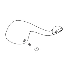 Moen Canada 129900 - Lever Handle 6'' Chrome Kit