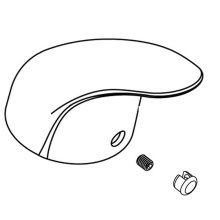 Moen Canada 129902 - Commercial Handle Kit, Brushed Nickel