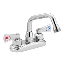 Moen Canada 8277 - Commercial 2-Handle Low-Arc Kitchen Faucet in Chrome