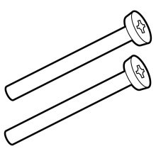 Moen Canada 90478 - TW MTG SCREW FACE PLATE 2 CHR