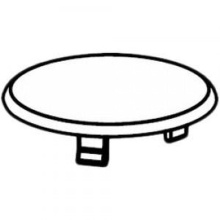 Moen Canada 100023 - Dl Cap Cht/mn Kd 1H Porcelain Chr/glc