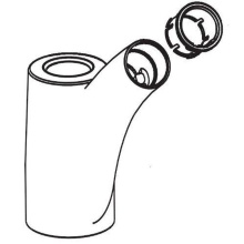 Moen Canada 101246 - Spt Rcptr Lgd/tc Kd P-os Chr