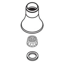 Moen Canada 103455 - Spry Nzzl Shrhd and Aer Mtcl Bdt Chr