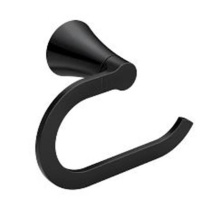 Moen Canada YB0786BL - Jase Towel Ring Bl