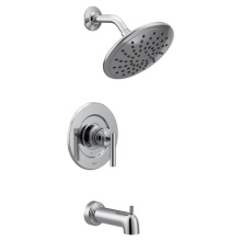 Moen Canada T3003EP - Gibson 1-Handle Posi-Temp Rain Shower Tub and Shower Faucet Trim Kit in Chrome (Valve Not Included