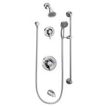 Moen Canada T8343EP15 - COMMERCIAL POSI-TEMP BATHTUB/SHOWER TRIM KIT WITHOUT VALVE, 1.5 GPM, LEVER HANDLE, CHROME