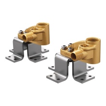 Moen Canada TS50210 - Double Floor Mount Tub Filler Concrete Mounting System