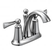 Moen Canada 4505 - Wynford Chrome Two-Handle High Arc Bathroom Faucet