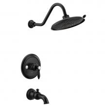 Moen Canada UTS33103EPBL - Weymouth Matte Black M-Core 3-Series Tub/Shower