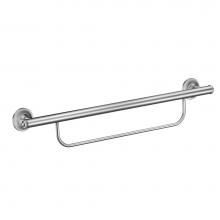 Moen Canada LR2350DCH - Grab Bar With Towel Bar 24 Ch