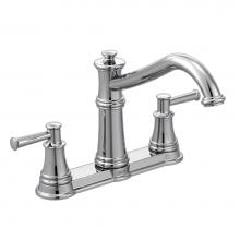 Moen Canada 7250C - Belfield Chrome Two-Handle High Arc Kitchen Faucet