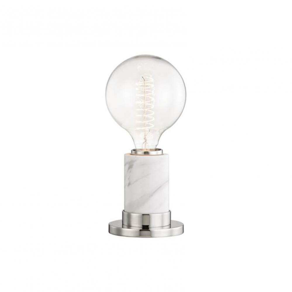 1 LIGHT TABLE LAMP WITH A MARBLE