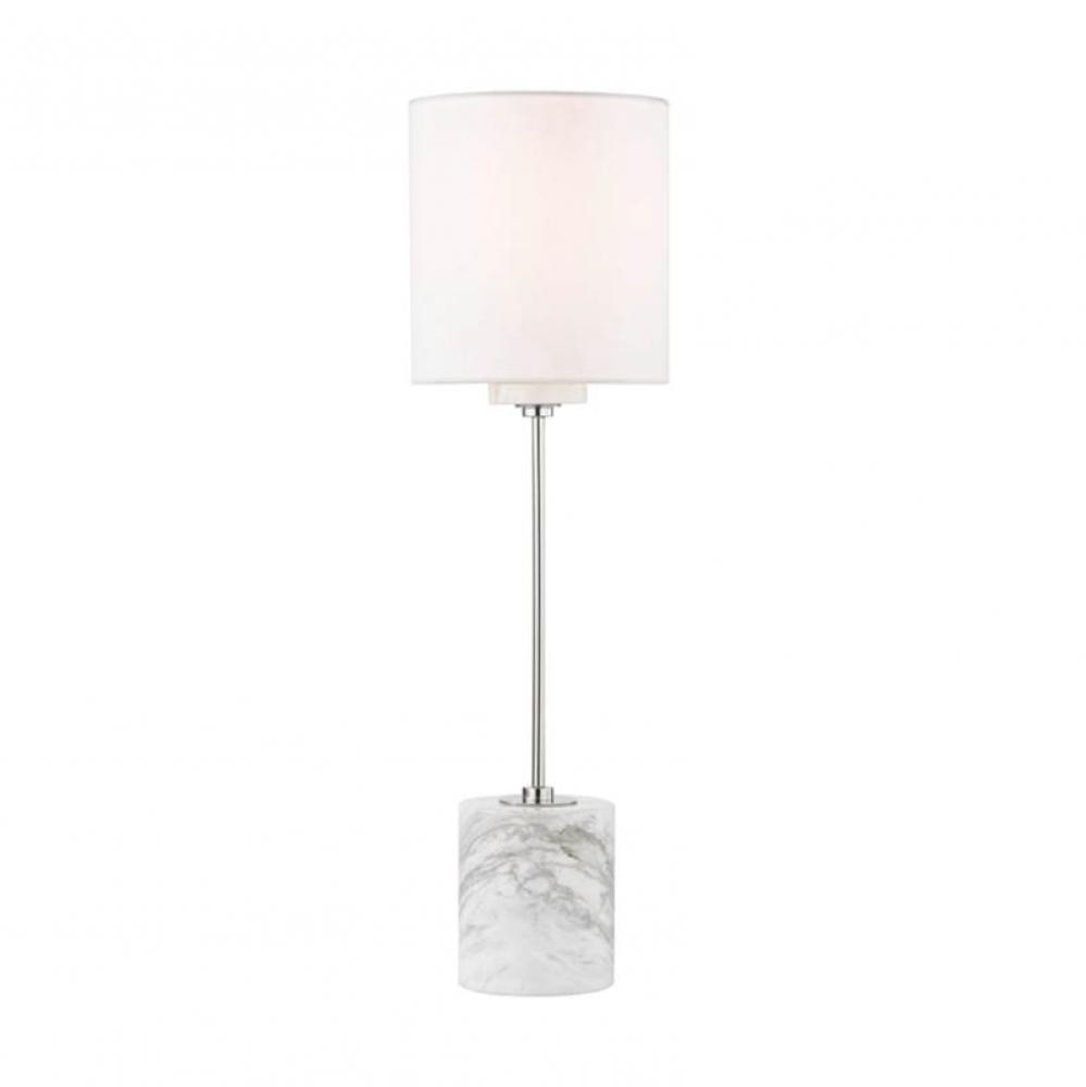 1 LIGHT TABLE LAMP WITH A MARBLE